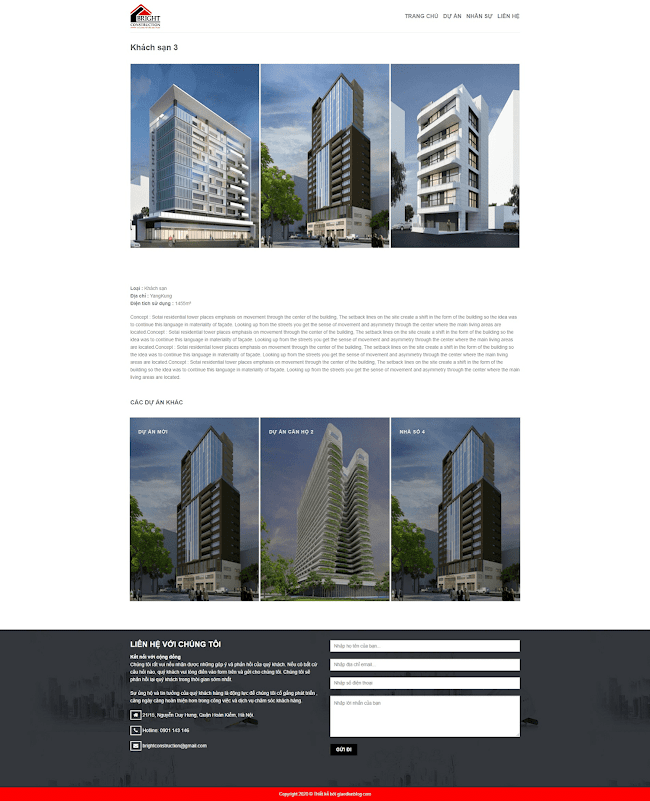 Template blogger kiến trúc xây dựng flatsome